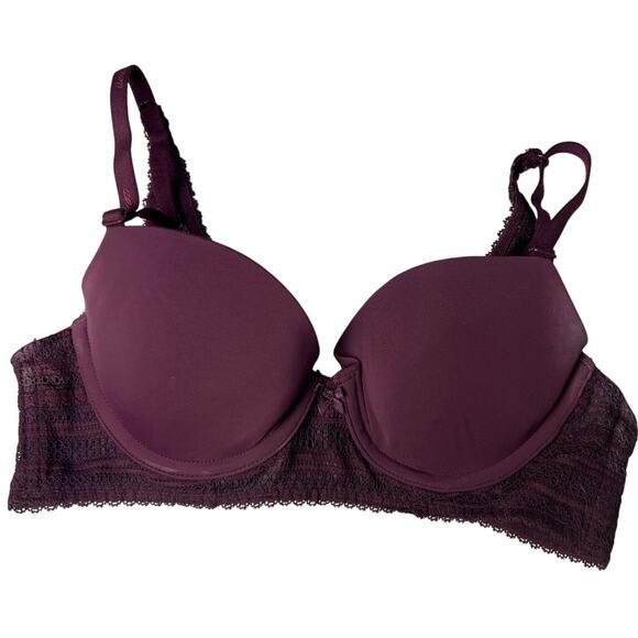 Aerie Purple Lace Adjustable Bra 34A - Picture 1 of 5